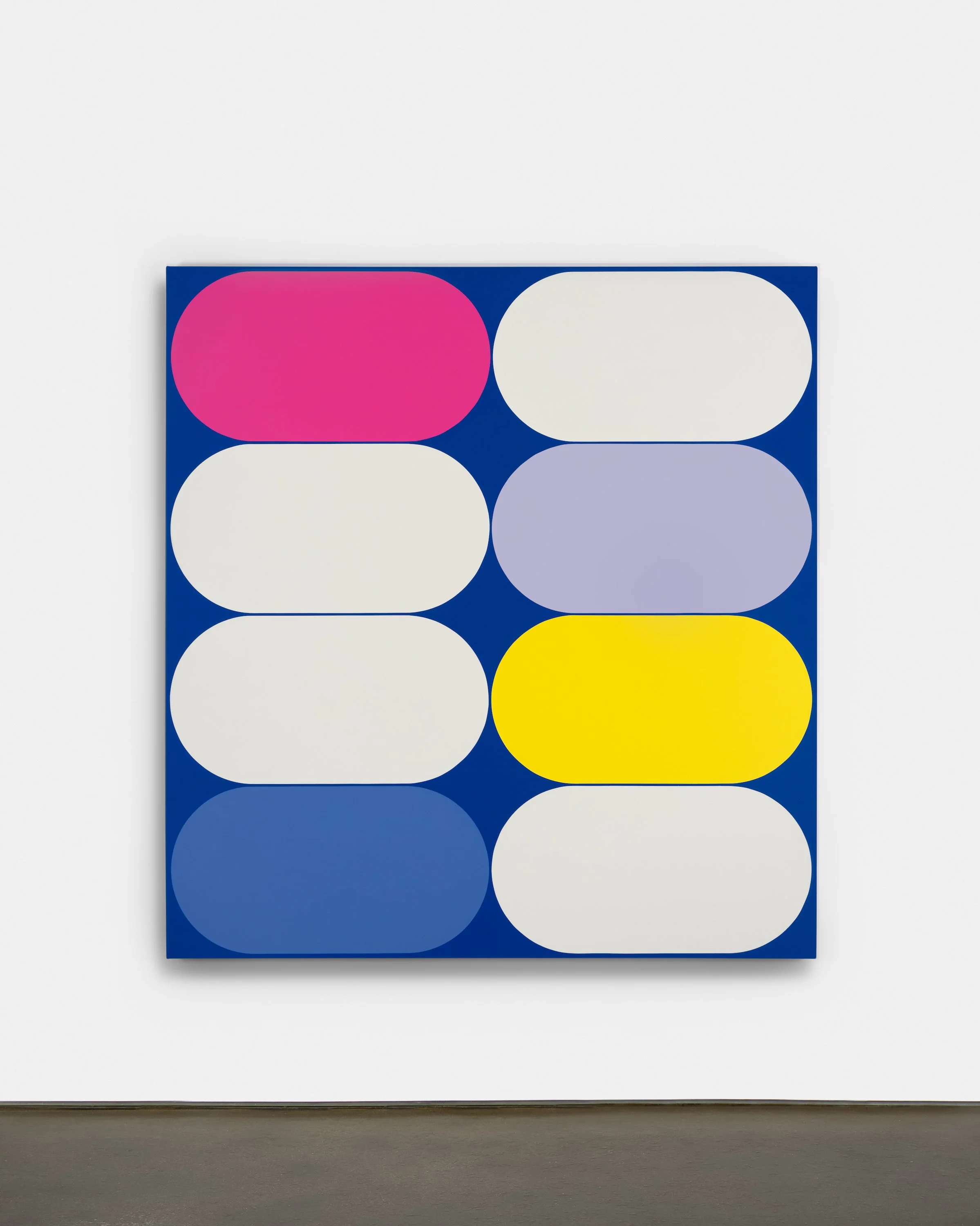   Eq.056 , 2023, Acrylic on canvas, 66 x 62 x 2 inches 