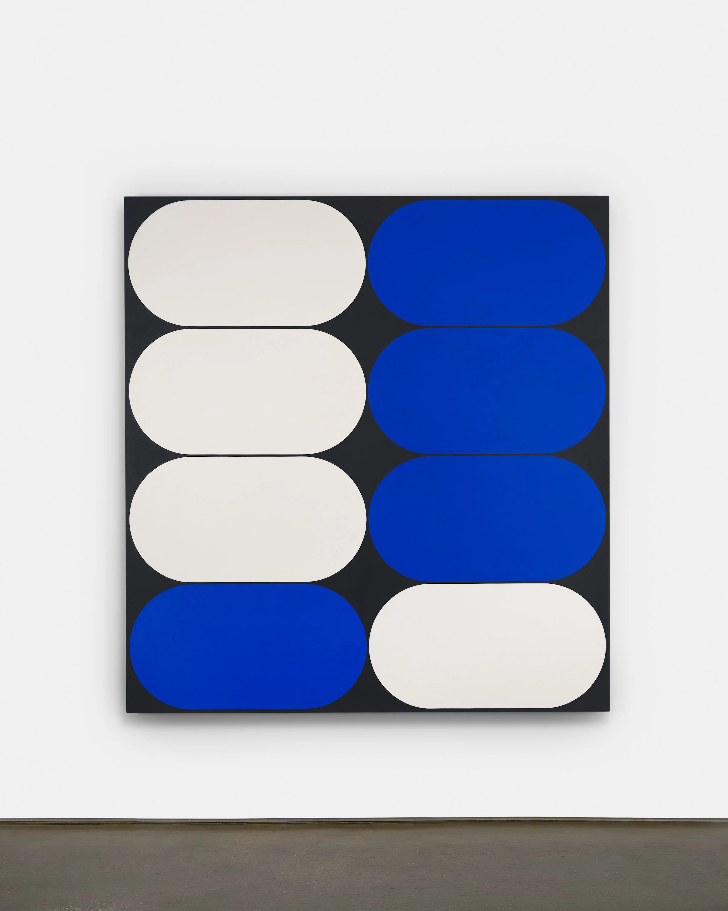   Eq.040 , 2023, Acrylic on canvas, 66 x 62 x 2 inches 