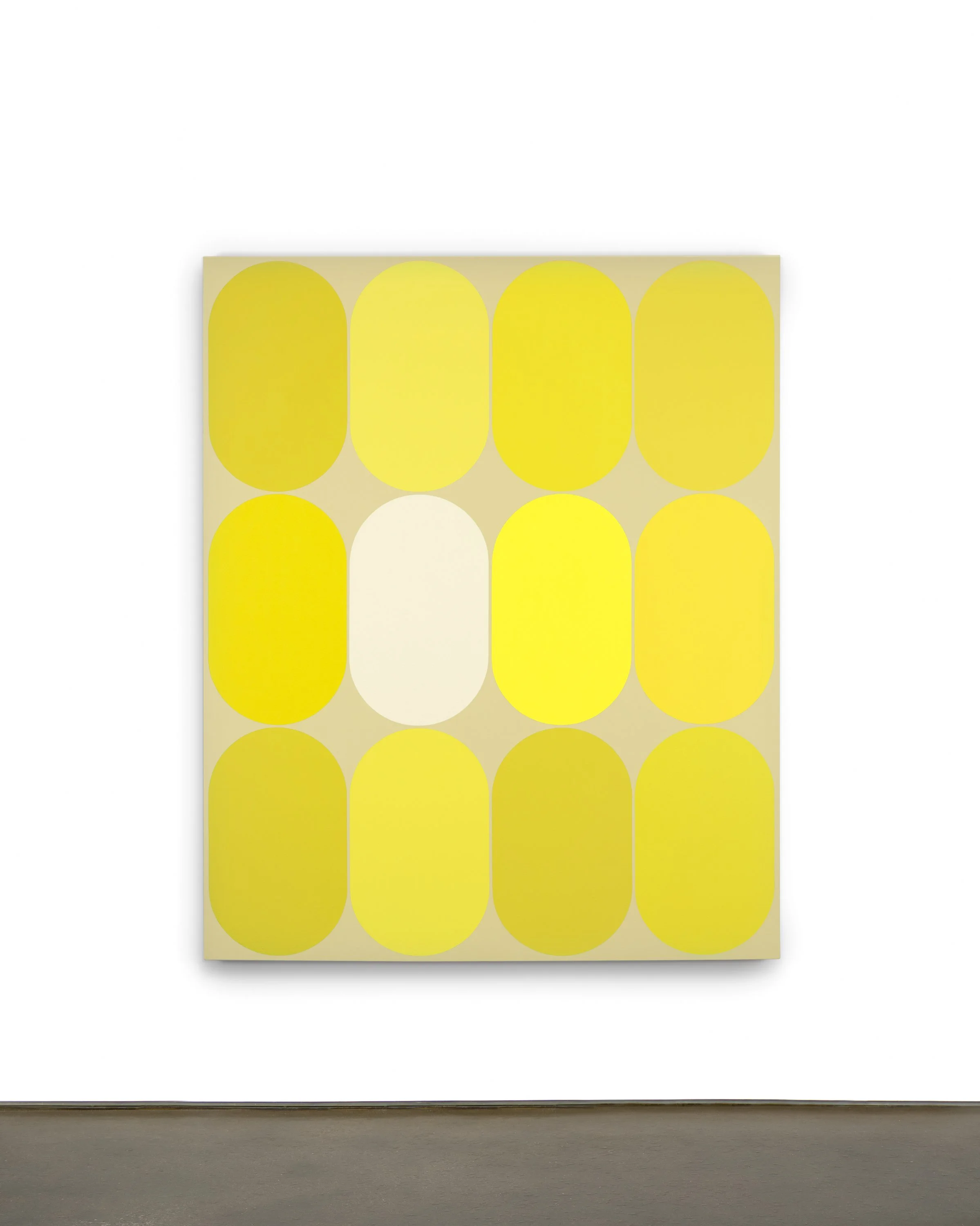   Eq.052 , 2023, Acrylic on canvas, 66 x 54 x 1.25 inches 