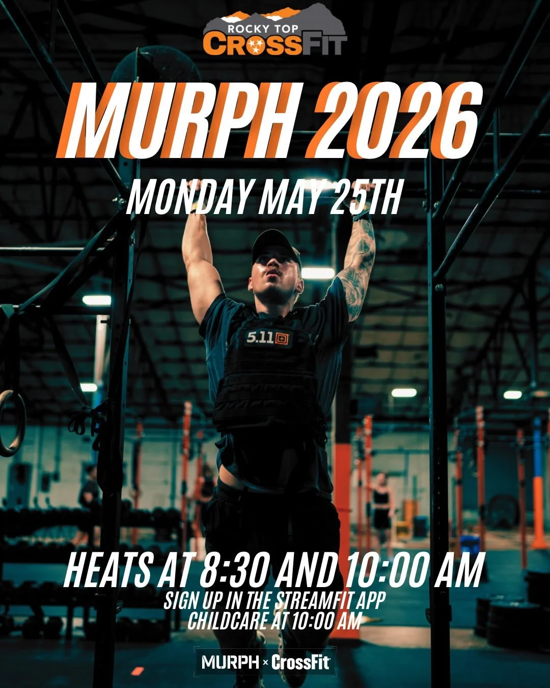 Its time. Every year our community here at Rocky Top joins the broader CrossFit community in honoring those who have given their lives for our freedom and our country. It is a privilege to choose one&rsquo;s method of suffering. Sign up for heats in 