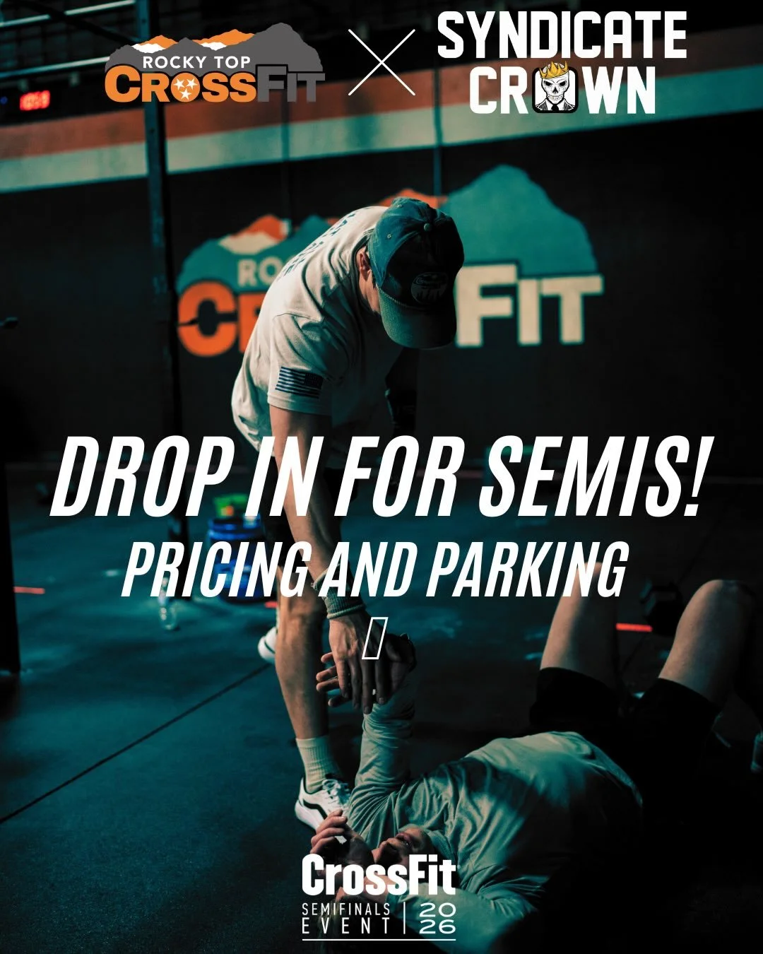Joining us for the @syndicatecrown this week? We have special pricing for athletes and staff! If you&rsquo;re here to spectate we&rsquo;d love to have you! 
Please follow the parking instructions closely to help us be respectful of our neighbors! 

#