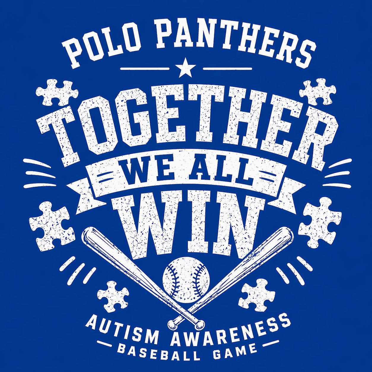 Autism Awareness Baseball Game Event T
