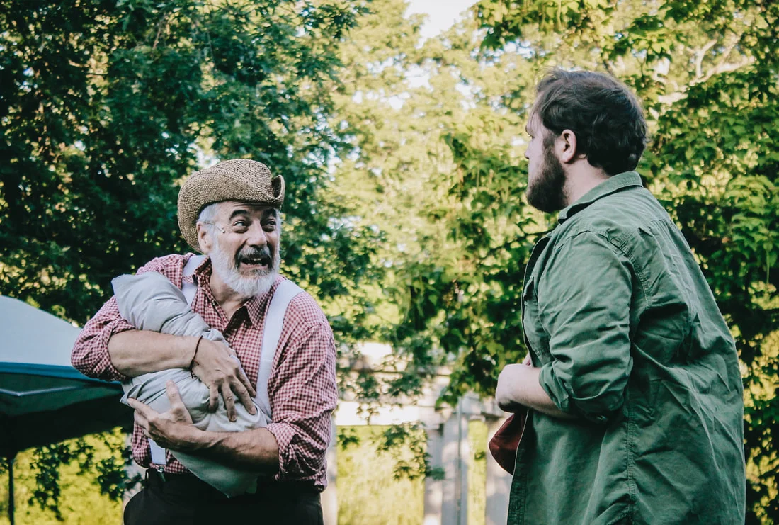 Shayne as the Clown (The Winter's Tale) at Saratoga Shakespeare Company