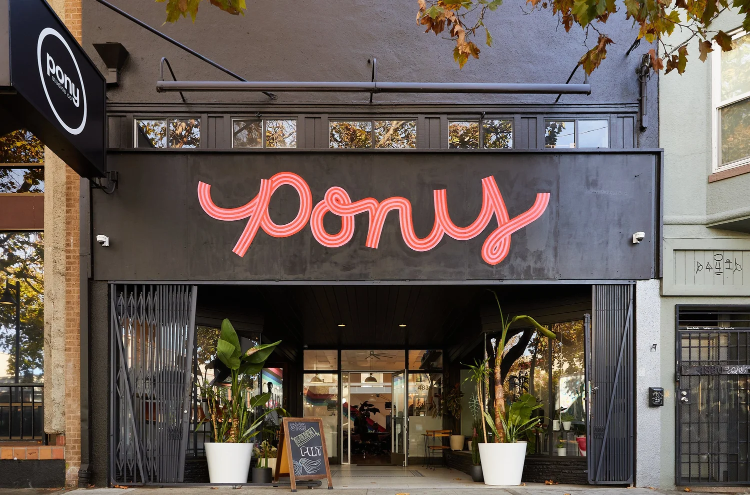 Inside Pony Studios Co., an independent hair salon in Temescal, Oakland