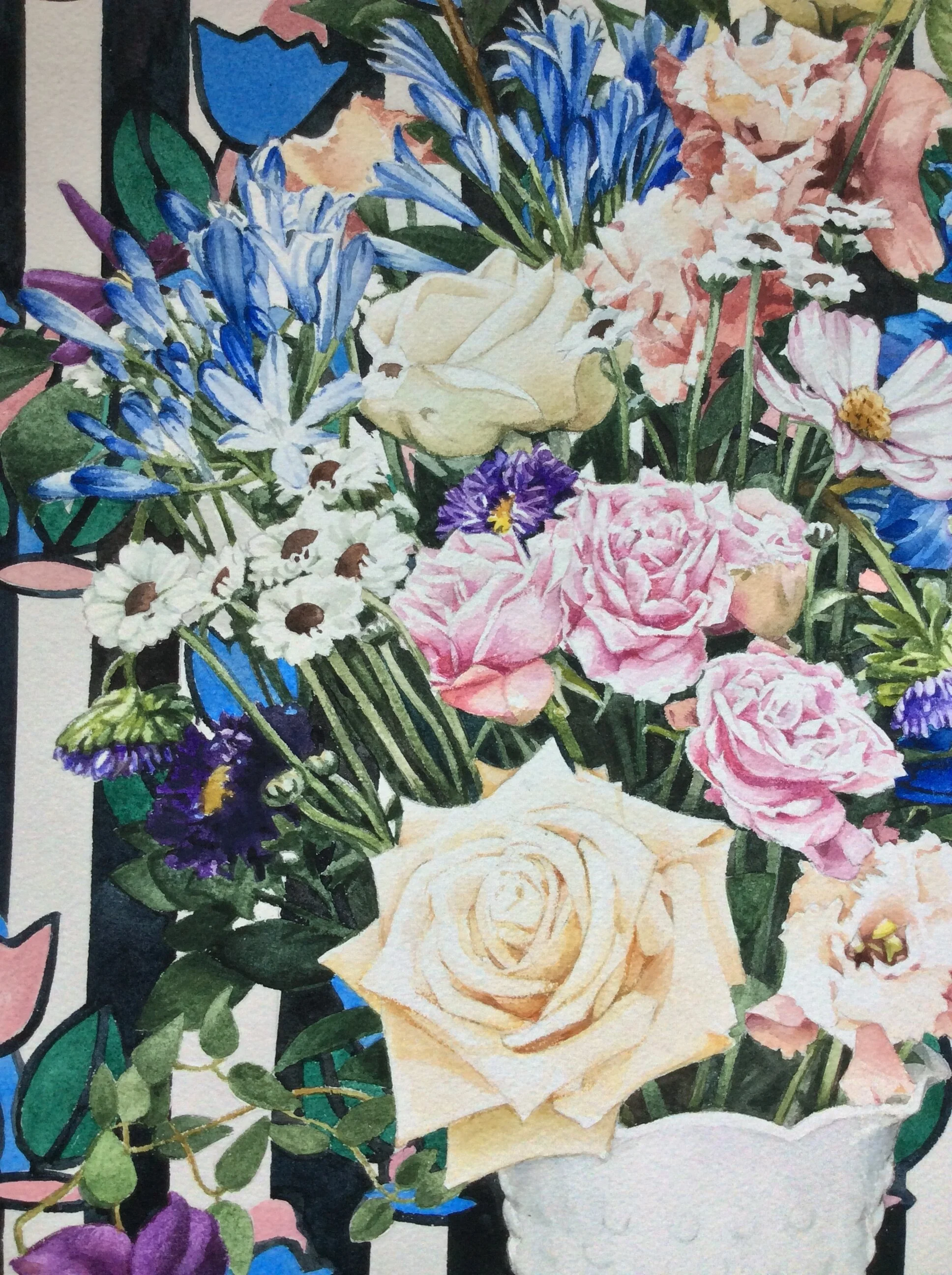 DETAIL, WILLIAMSBURG BOUQUET