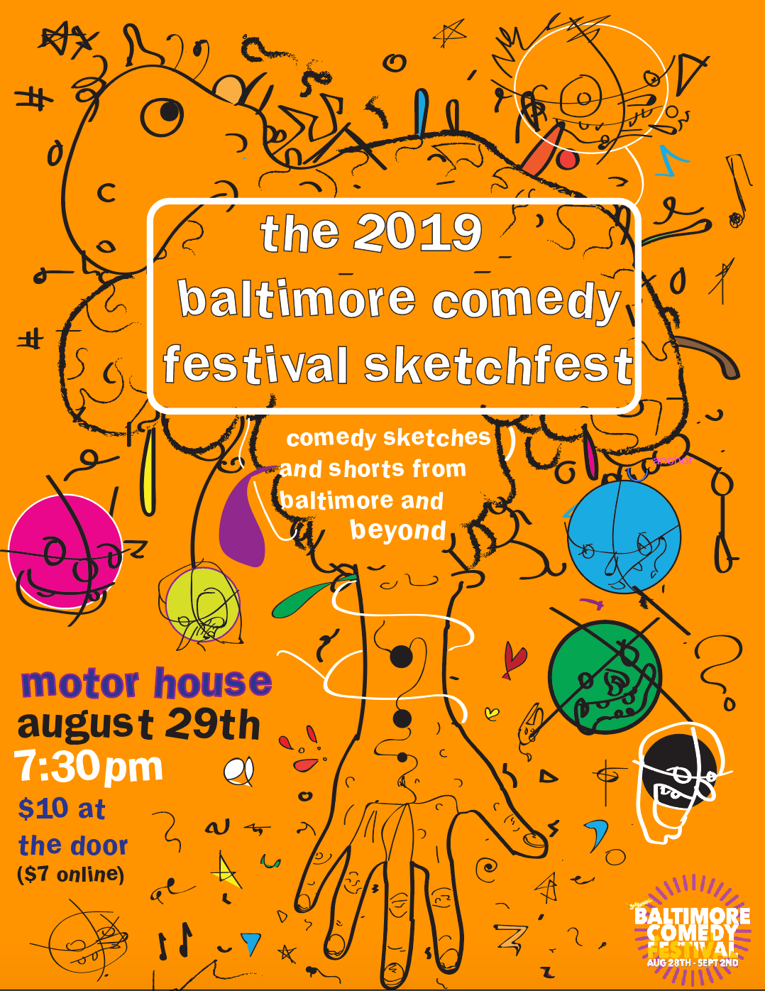 2019 BCF SketchFest Poster
