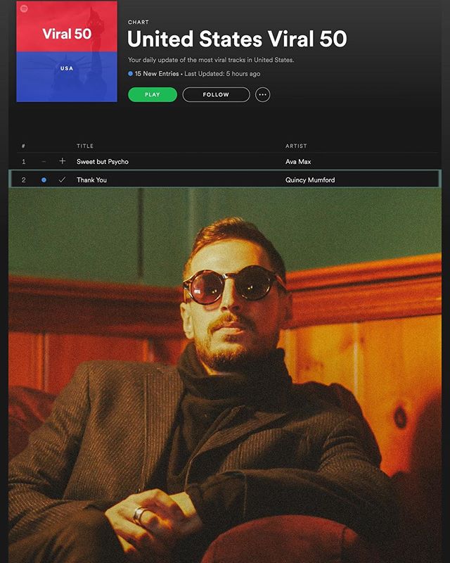 π€― #2 most viral song on @spotify US charts along side the greats @champagnepapi @iamcardib @avamax ...I donβt understand this but I am extremely grateful ππΌ thank you for all the love π new music this Friday @jenauxmusic