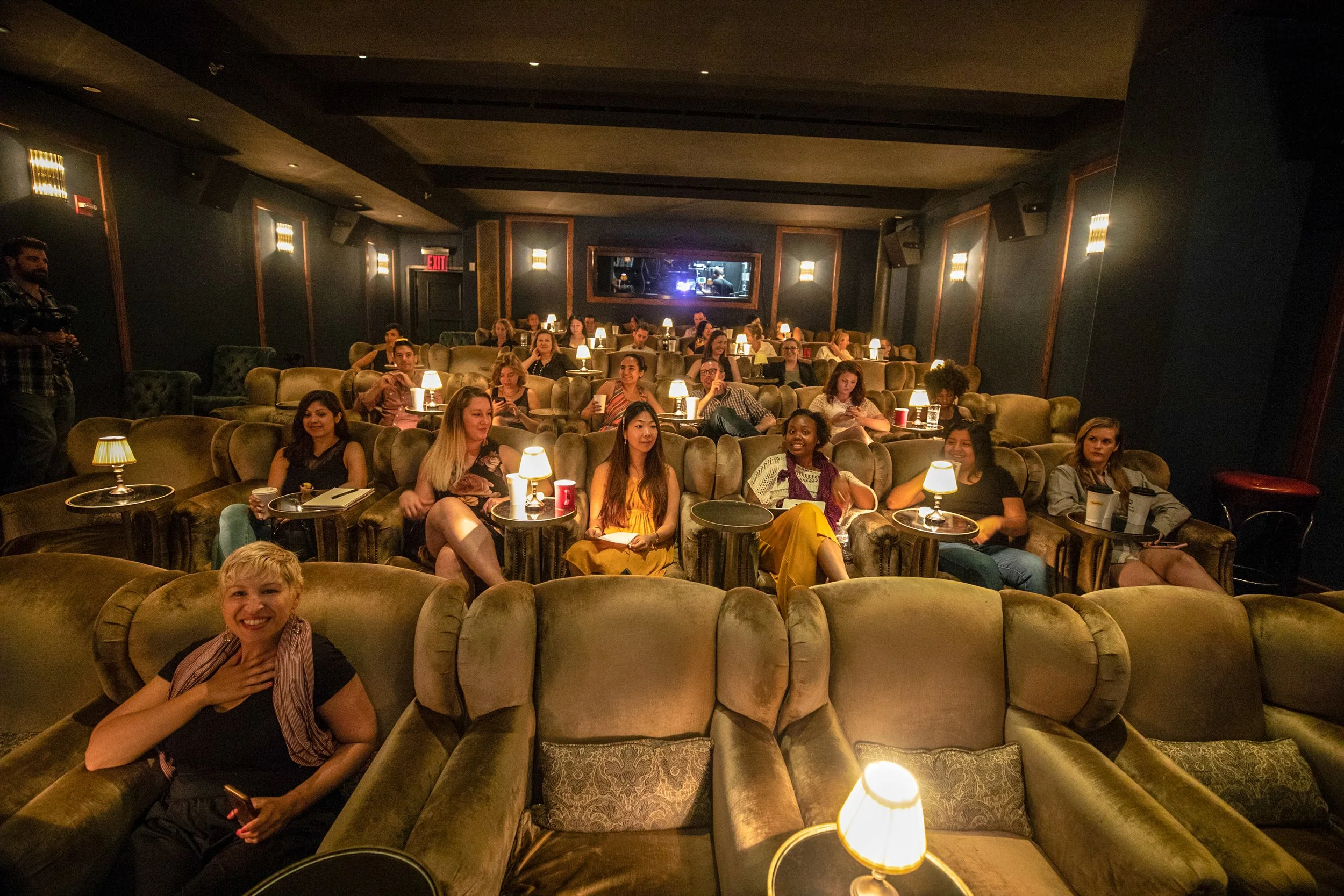 Public speaking anxiety in front of a crowd