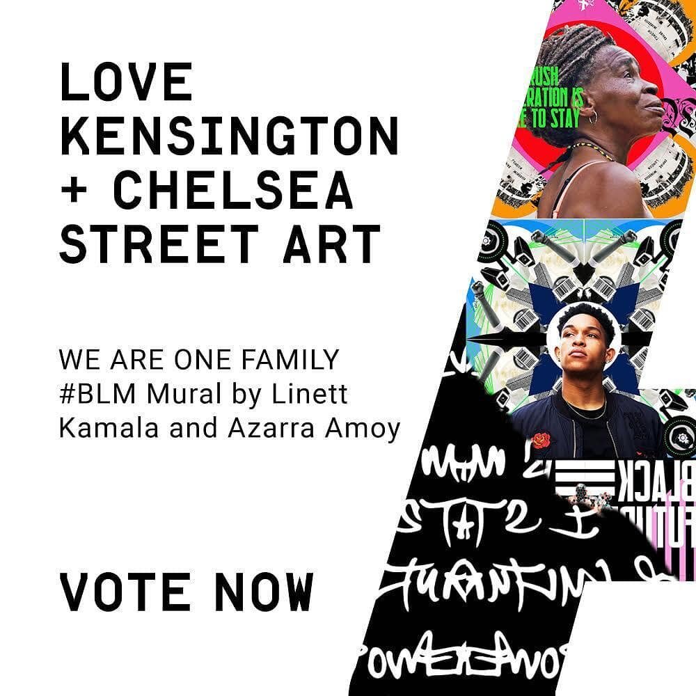 Hey, my beautiful people. Be sure to vote for your favourite design. I'm really excited and can't wait to get started. 

From the curator Bolanle Tajudeen, on the project &lsquo;We ARE ONE FAMILY&rsquo; @blackblossoms.online 

Myself and @linett_kama