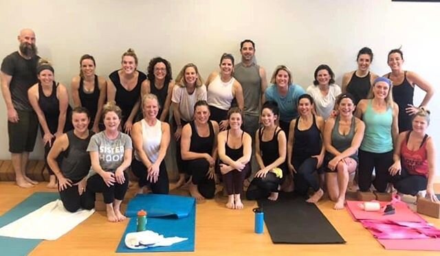 We had so much fun hosting @careyhunt1972 birthday class yesterday! .
&bull;
#flowlabpdx #testyourtruth #happybirthday #yoga