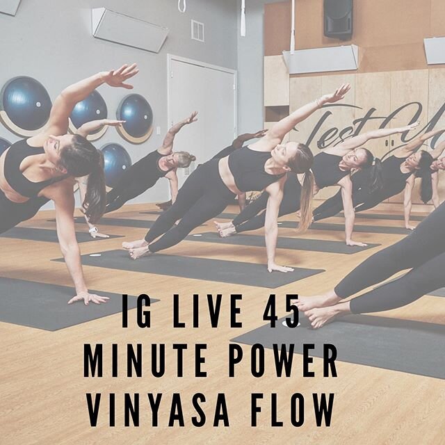 🗣: TOMORROW (Friday) at noon! Join Sarah and Meghan for a live power flow! .
&bull;
#flowlabpdx #testyourtruth #yoga #flow #vinyasa