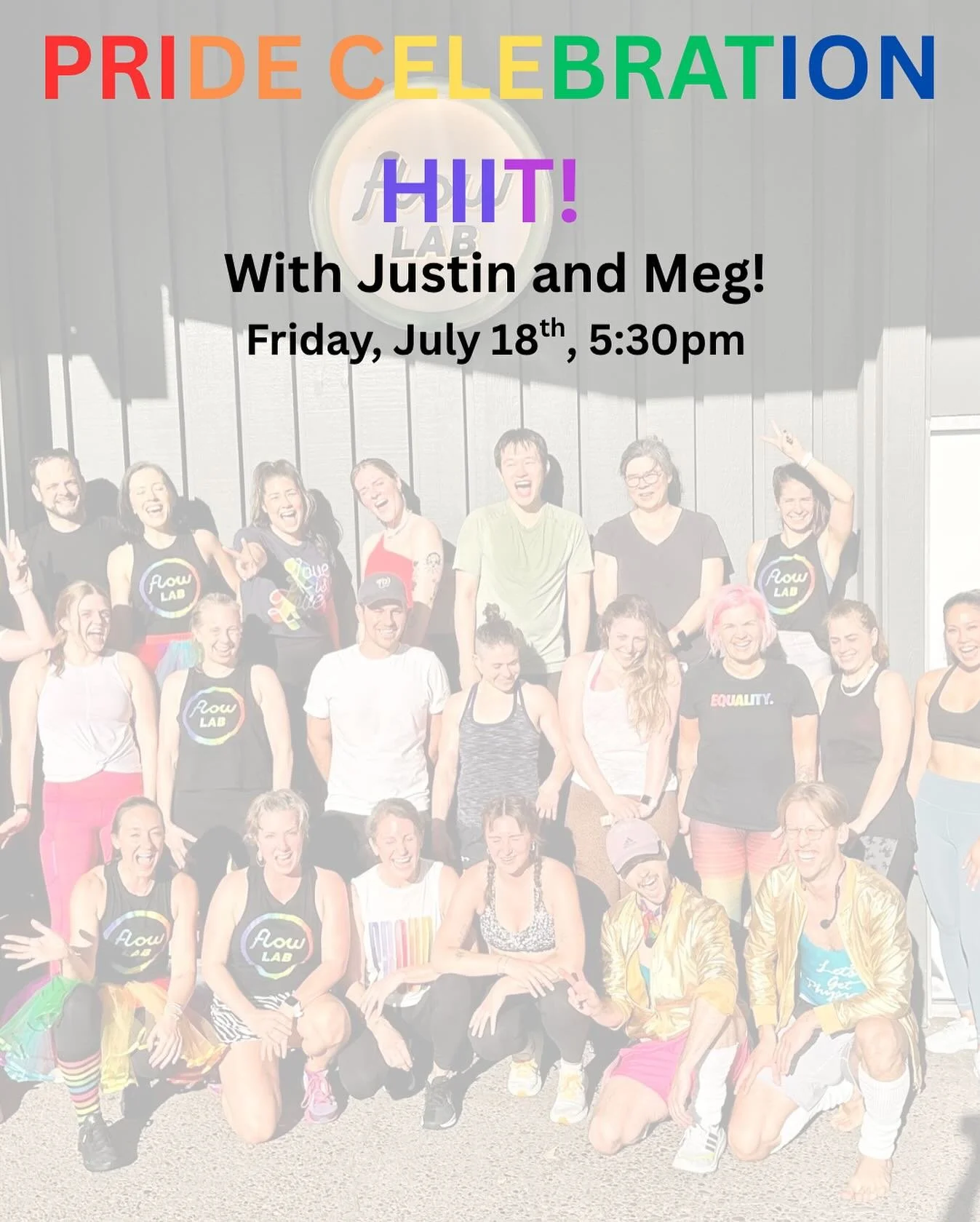 Join us on Friday, July 18th to celebrate Pride!🏳️&zwj;🌈 Class is free with a suggested donation of any amount to New Avenues for Youth! Registration is open!