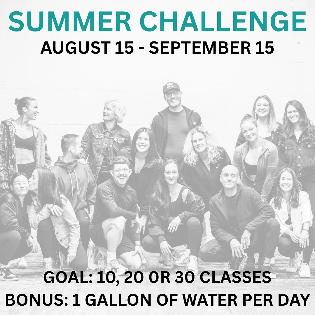 📢 End of summer challenge starts Friday! Challenge cards just went up on the walls. Get your name on a card and let&rsquo;s crush this challenge! 👊🏼🔥