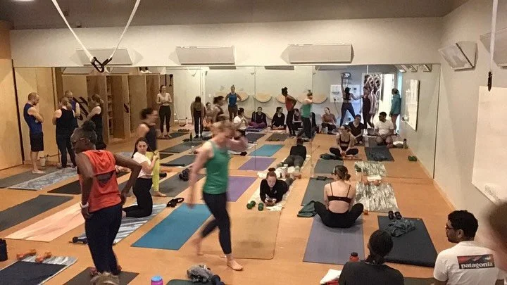 Happy Thanksgiving from our crazy family to yours! 🦃

Thanksgiving class is one of our favorite traditions! 8 years at Flow Lab, 12 years for some of our students (with Meg) and Meg&rsquo;s 14th year teaching Thanksgiving. The turkeys keep getting b