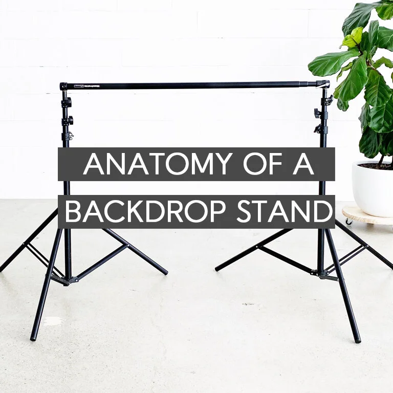 Anatomy of a Backdrop Stand | Natural Light Studio in Dublin, Ca