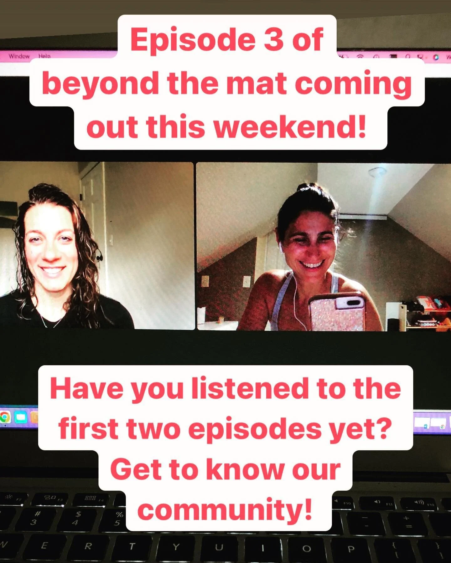 Episode 3 coming soon! Check out our first 2 episodes and get to know all of us! https://www.brooklynembodied.com/beyond-the-mat-podcast
You can listen on Apple,
Spotify, through the website or wherever you get your podcasts. 
#podcasthost #postpartu