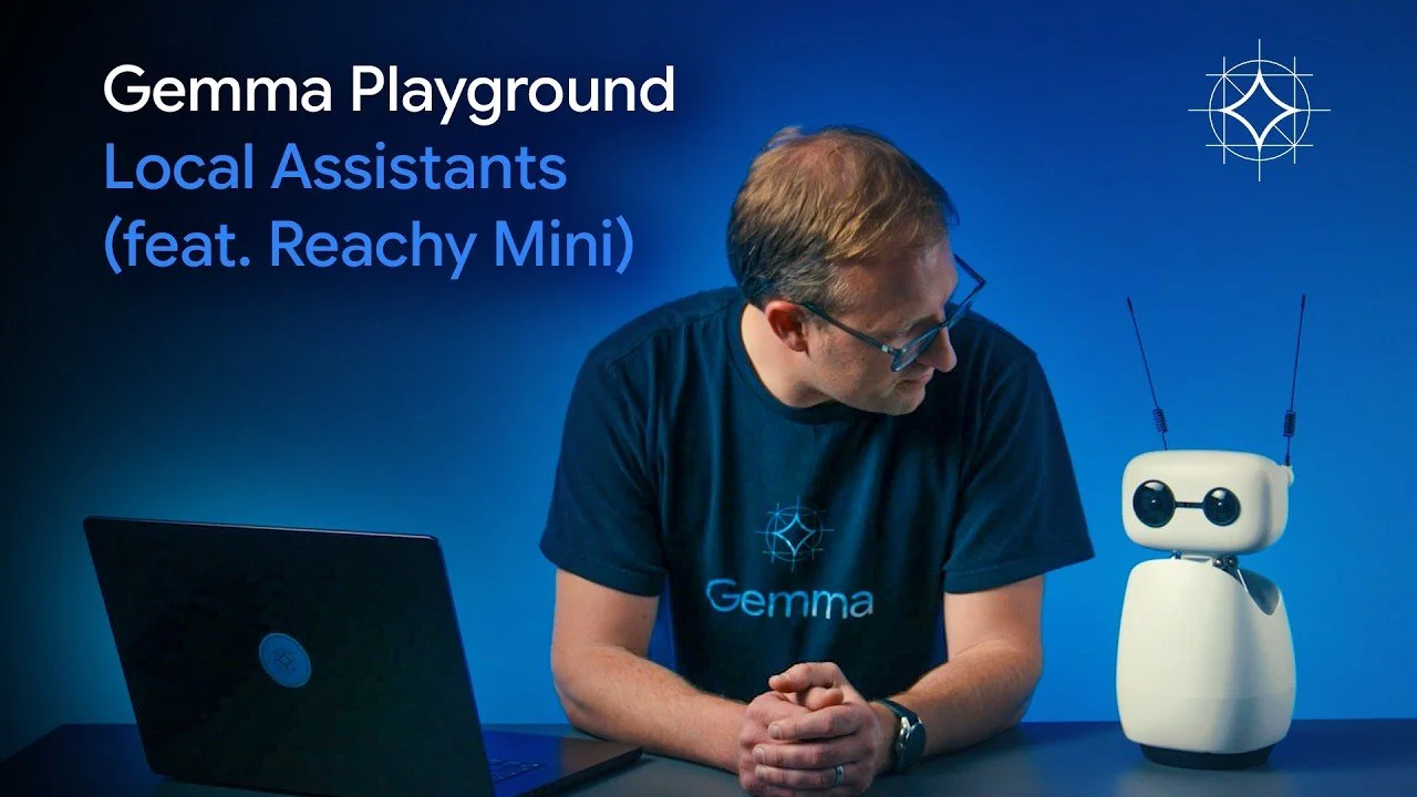 Run Gemma on Reachy Mini, an open source robot