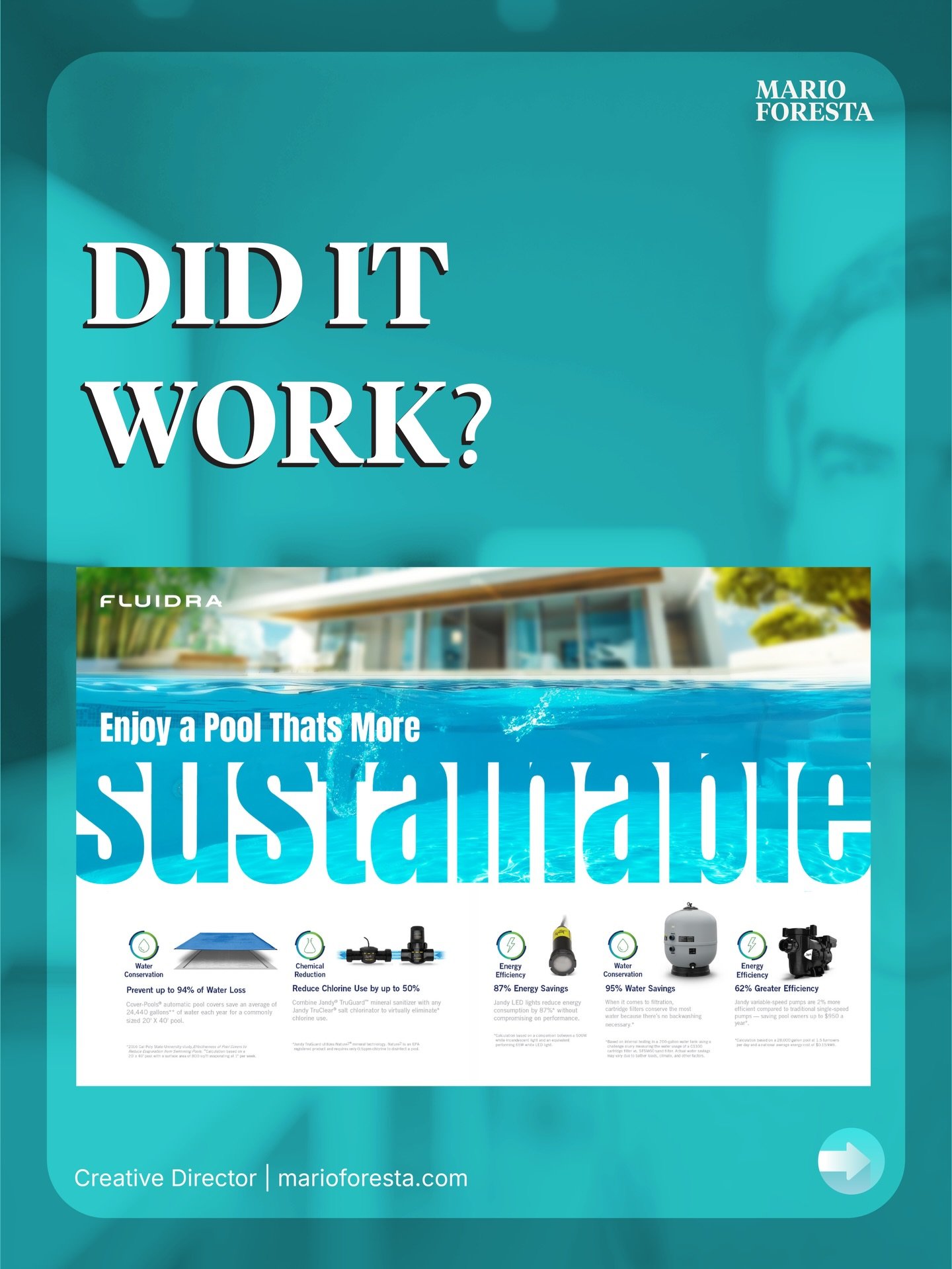 Did it work?  Creative Direction is an exercise in tying messaging to visuals, and often times it takes multiple iterations to finally get it right. 

Once you &ldquo;think&rdquo; you have it right you then have to think about scalability&hellip;

Wi