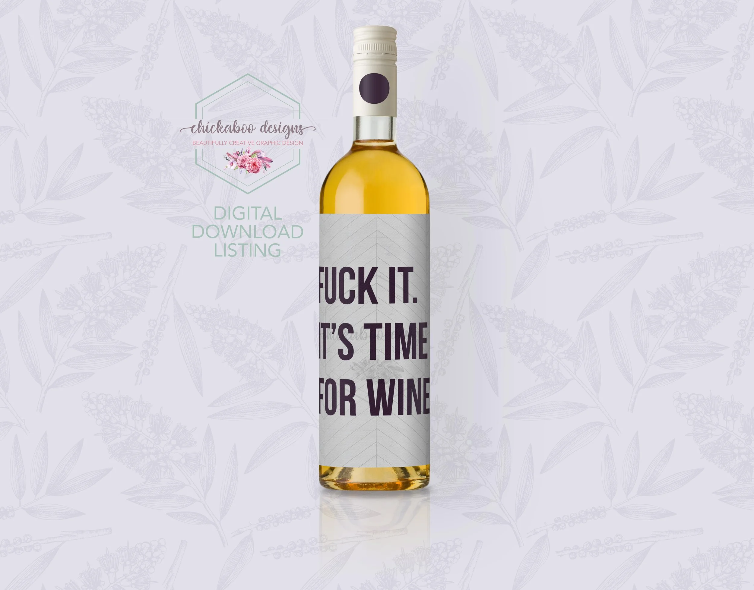 Wine/ Drinks — Chickaboo Designs