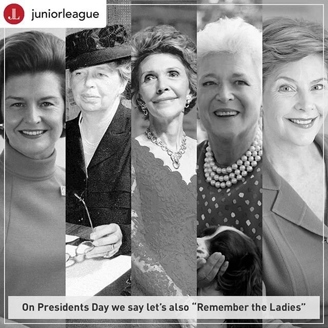 Regram &bull; @juniorleague Today, on #PresidentsDay, we say &ldquo;remember the ladies,&rdquo; a sentiment that Abigail Adams wrote to her husband John Adams in 1776, as men were gathering to write the Constitution.  #1901 #JuniorLeague