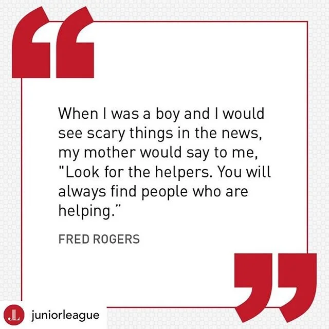 Always look for the helpers ❤️🖤