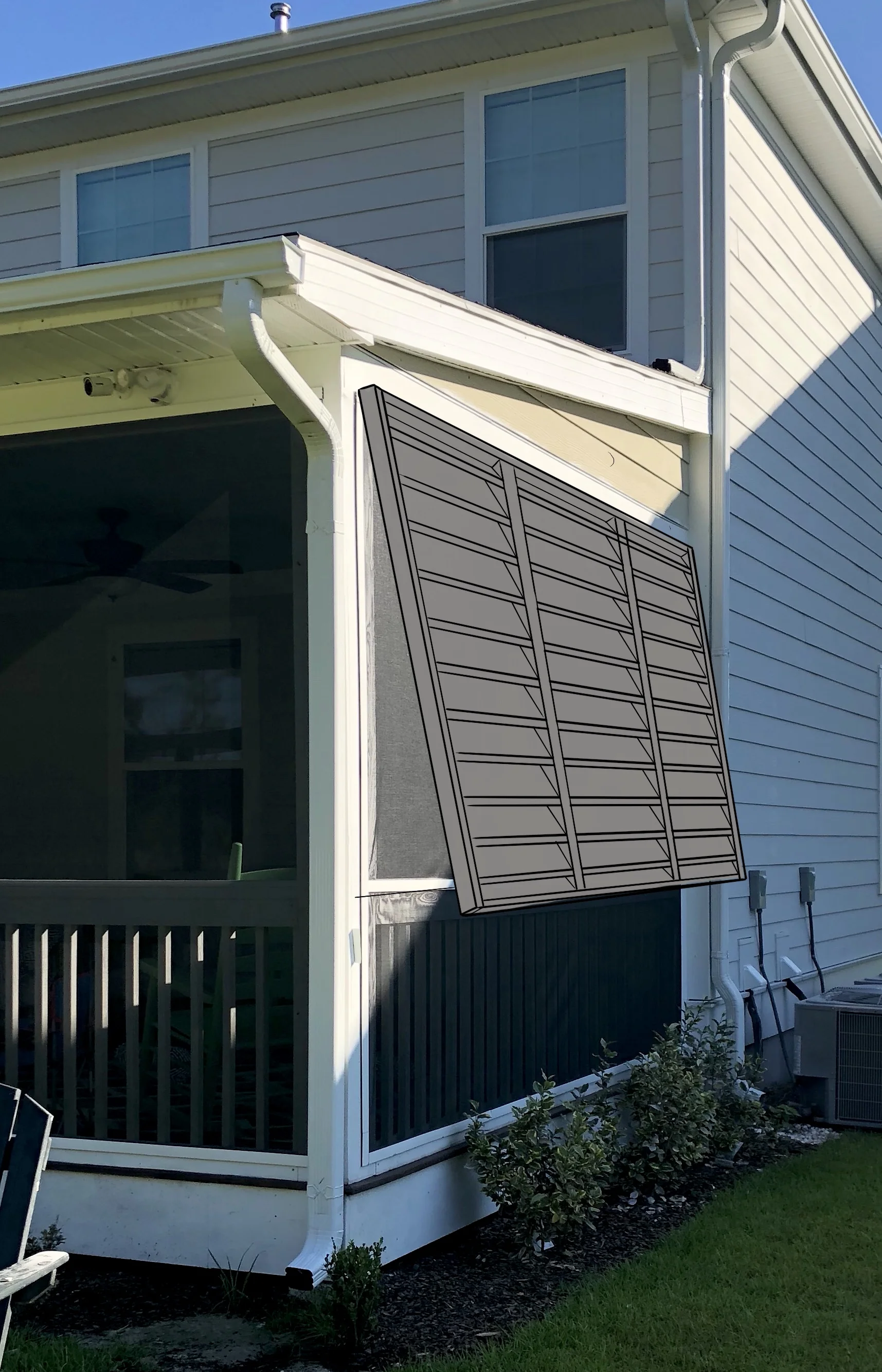 lowes outdoor blinds for porches on Diy Bahama Shutters Ghd