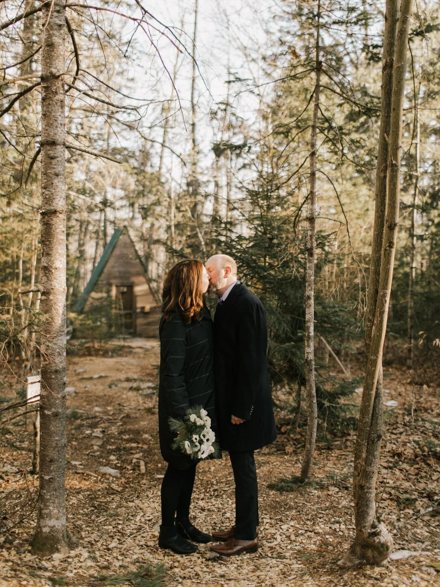 Five years ago today, Adam and I got married. We&rsquo;d been together for ten years, but eloped during the pandemic so only had a handful of people attend. We got married at @topslfarm on a sunny March day. Our dear friend, @kellyharrissmith created