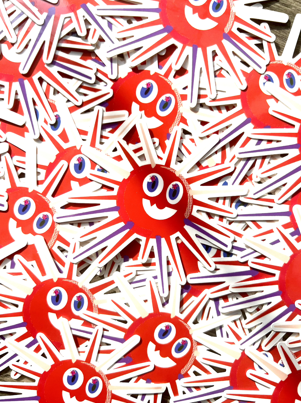 Spike Smile Sticker