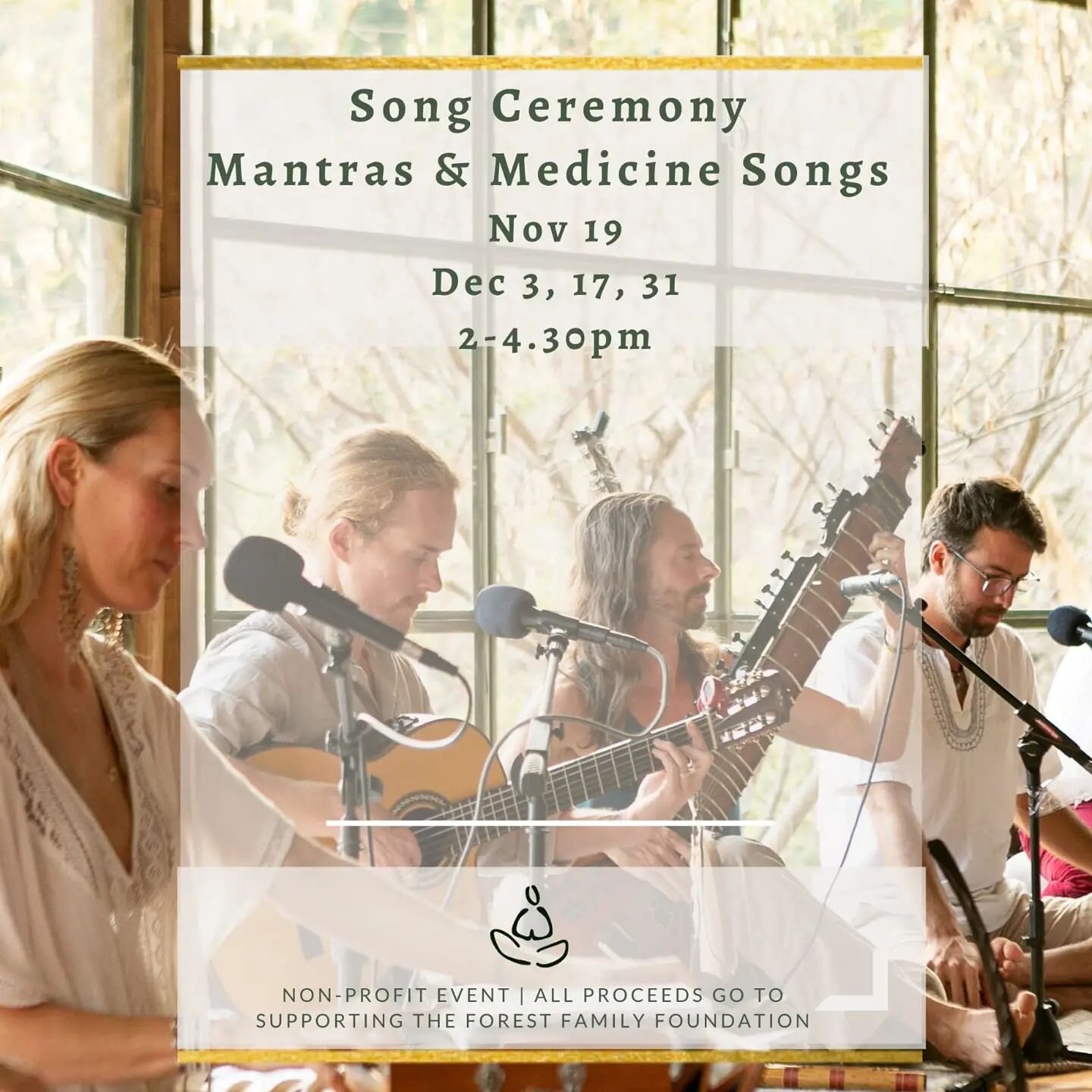 Our charity chanting Service (song ceremony) is starting again after the biggest little break we have had in several years. This season we are taking a slightly more spacious appoach and this offering will be every second Friday at 2pm.

Please remem