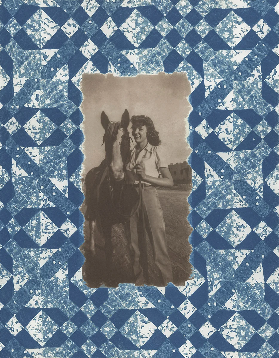 Georgia & Boots - Albuquerque, NM circa 1940's & 2018