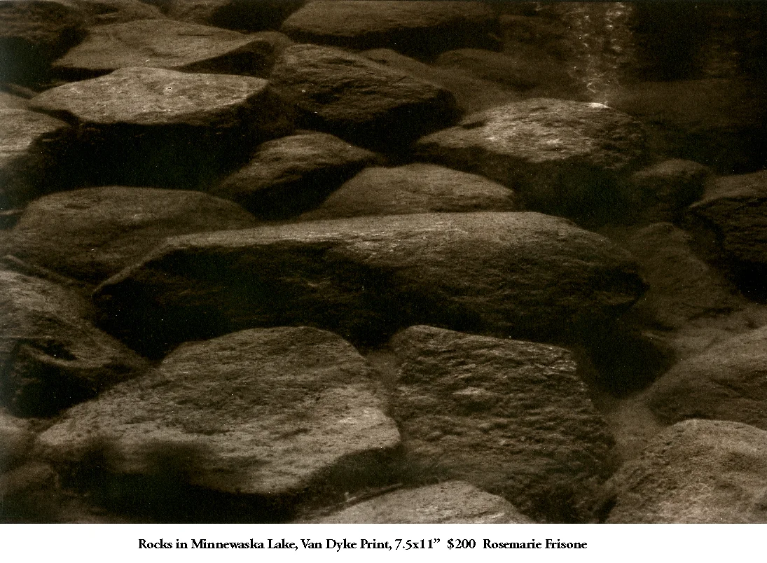 Rocks in Minnewaska Lake