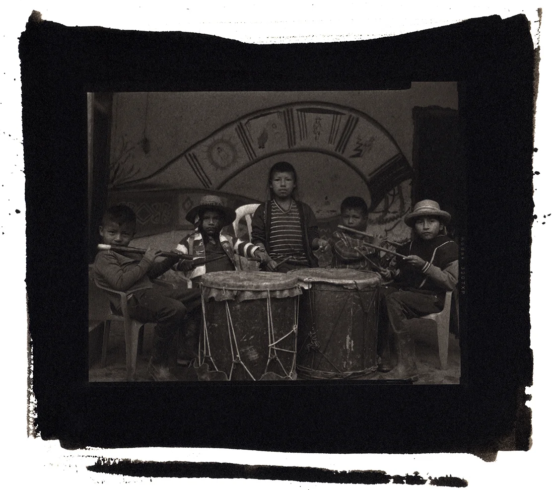 Portrait of the musical namd of the school of coca rites in Columbia/ kapiyanxi yáta tukanas jipa neh wasak kwewes.