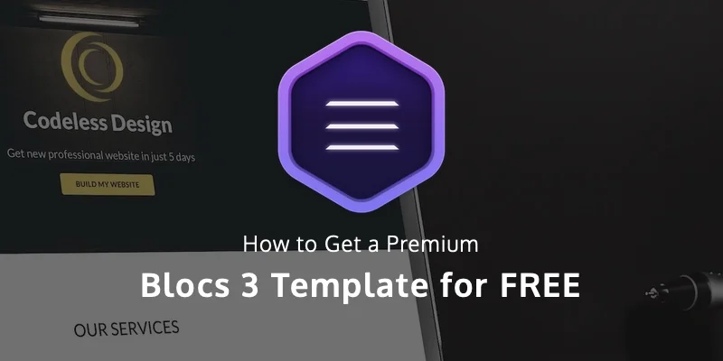 There is a way to learn Blocs 3 and get a premium Blocs template at the same time.