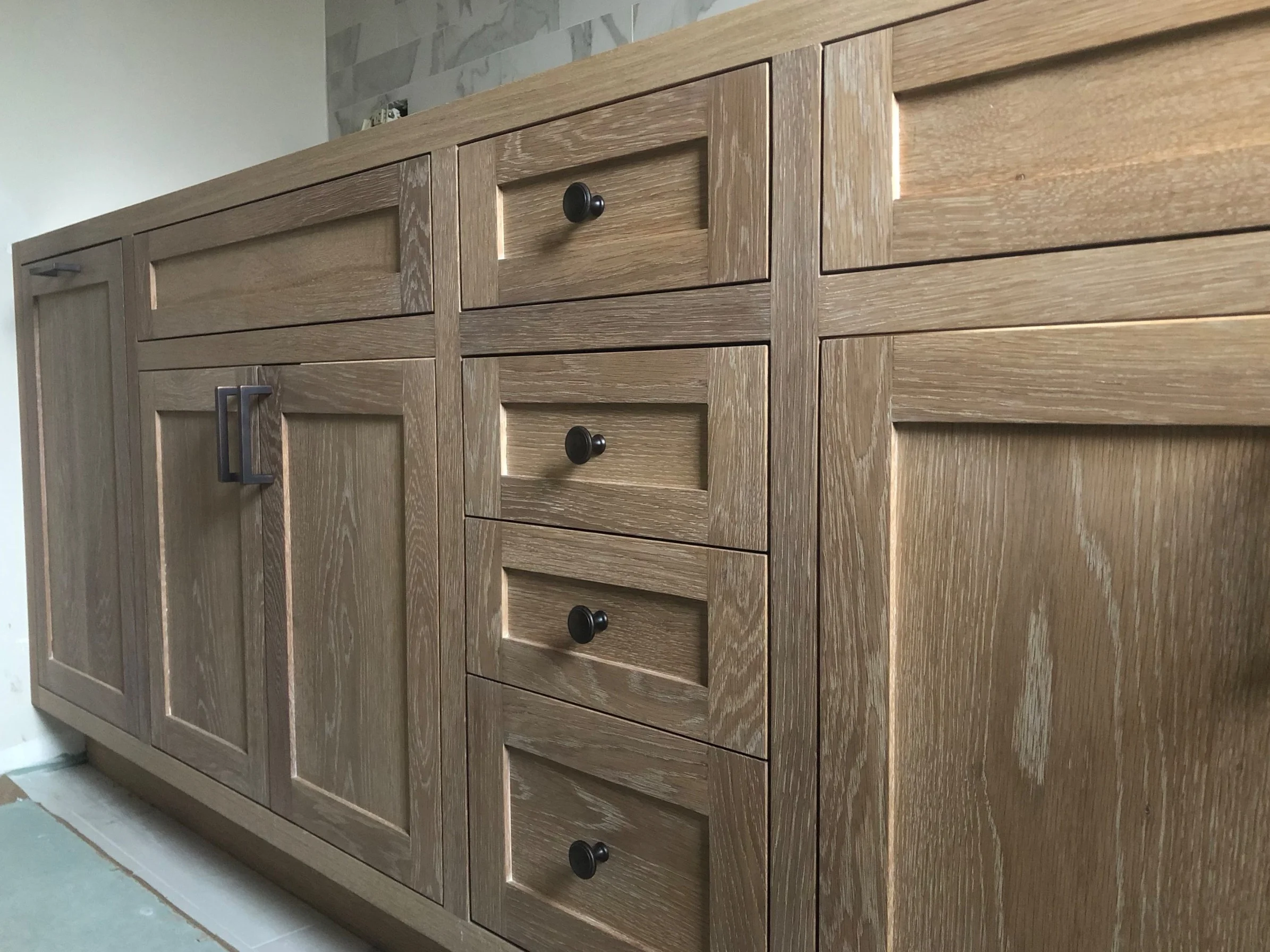 Oak Vanity