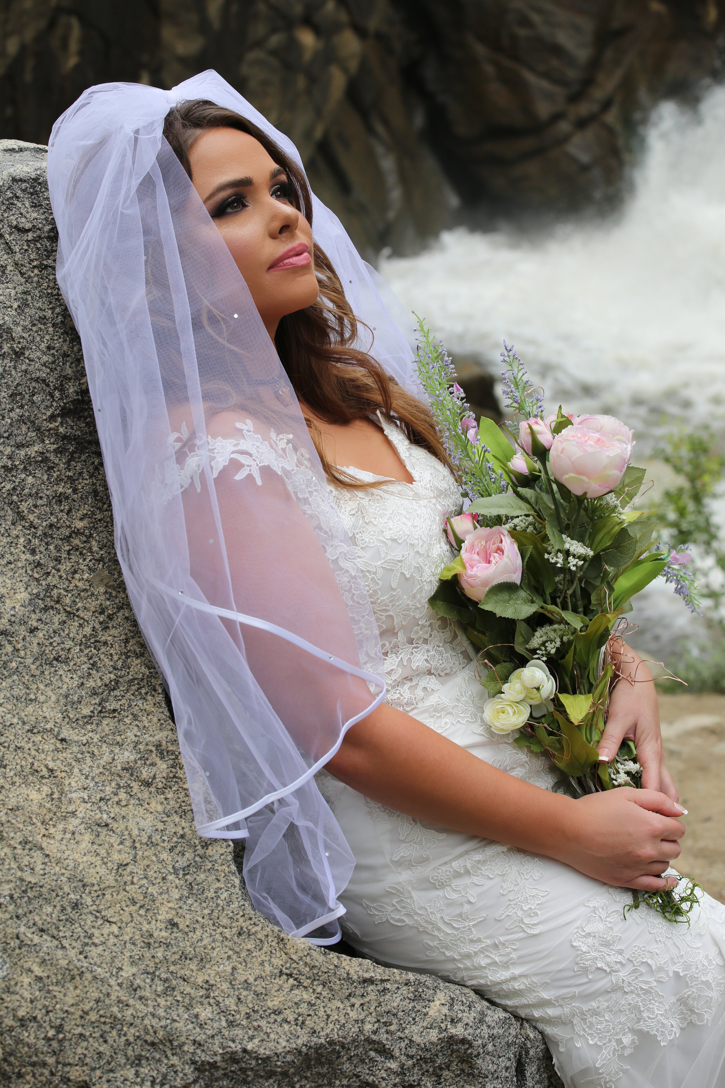 Boulder Falls Bridal Portrait Photographer