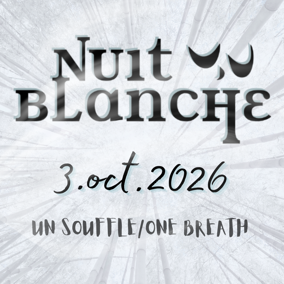 Nuit Blanche 3 octobre 2026