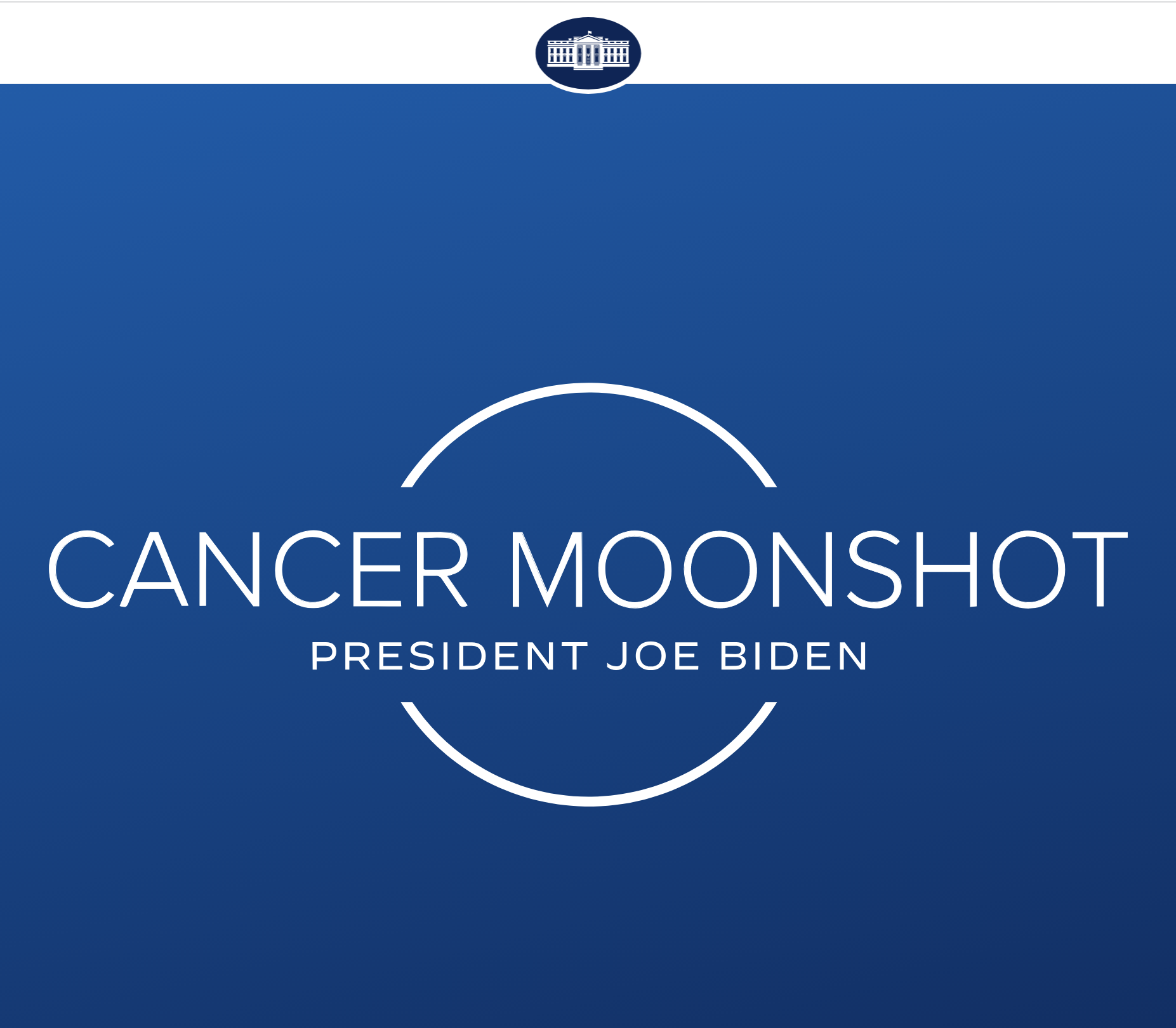 Revival of Cancer Moonshot initiative announced by President Biden
