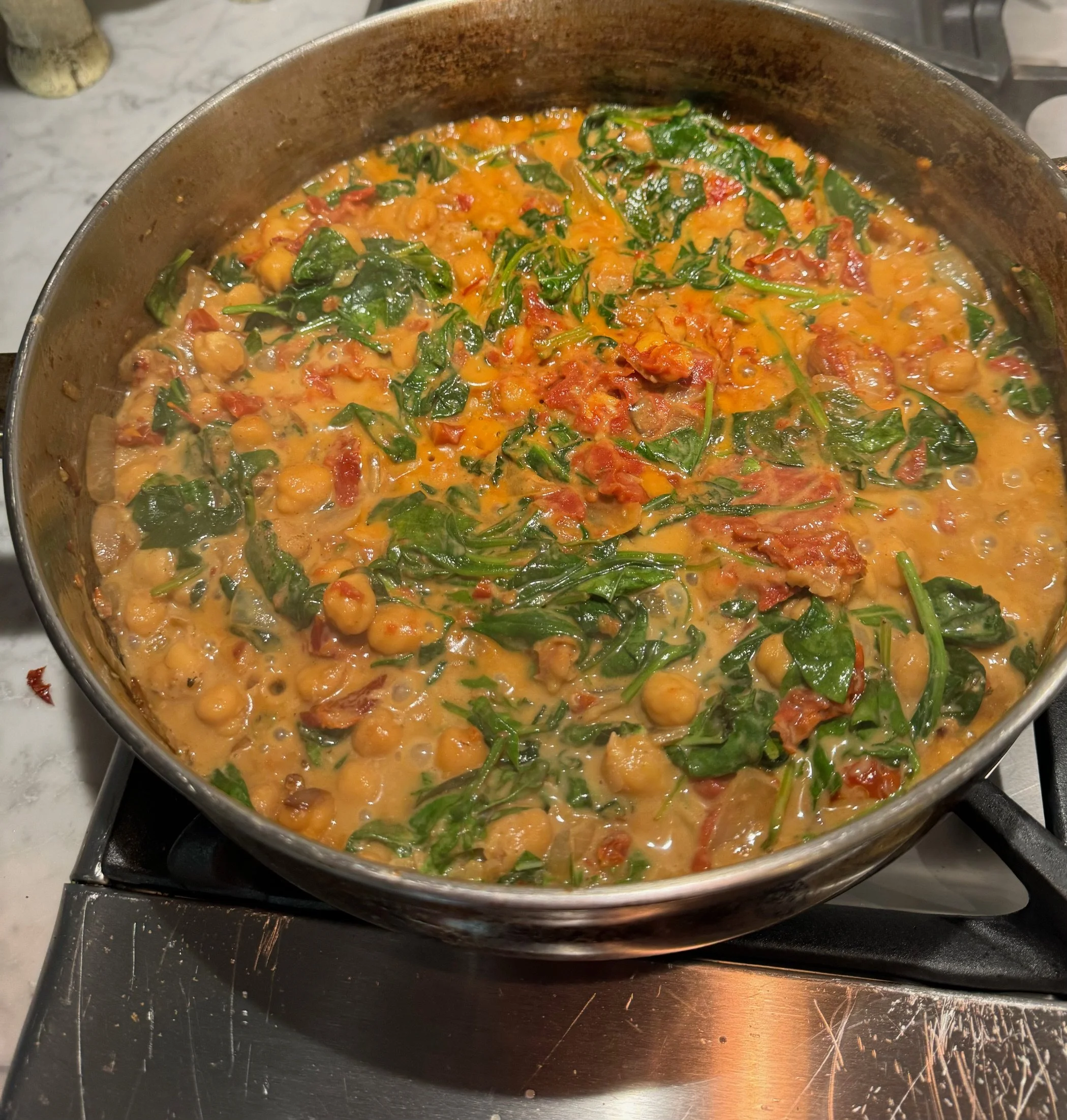 Vegan Tuscan Chickpeas A recipe by chef and fellow ALKie, Juli Posner