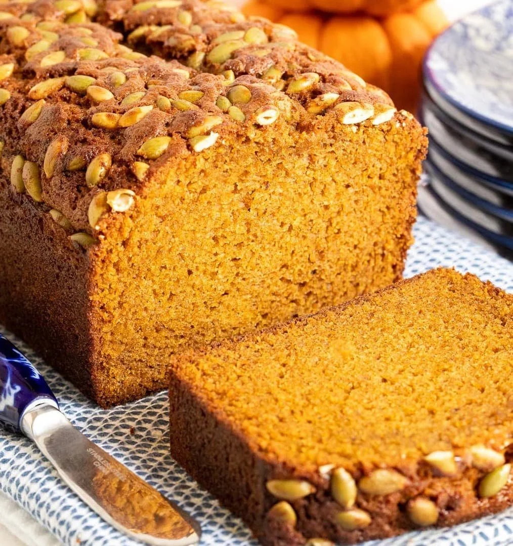 Recipe: One-bowl pumpkin bread with sunflower honey topping. By chef and fellow ALKie, Juli Posner