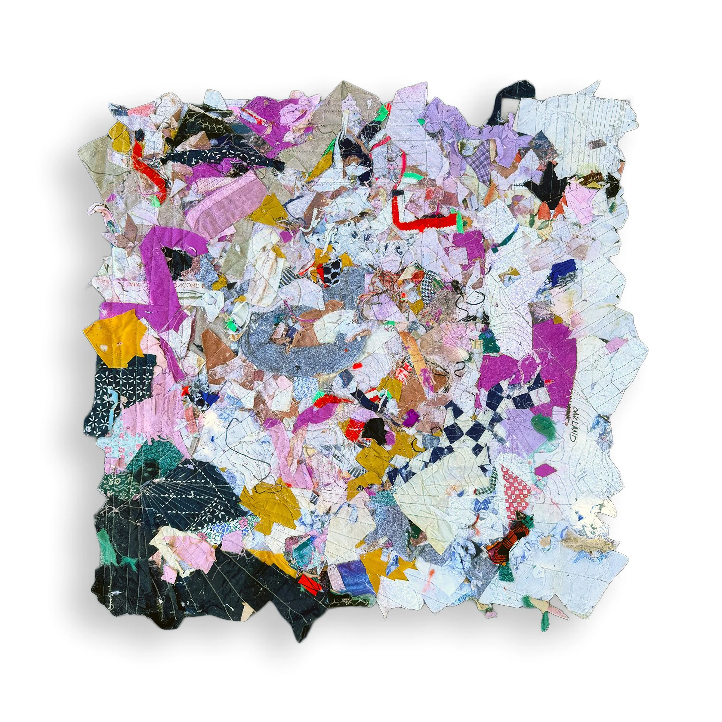 Scrap Study No. 4
 
 
Quilt scraps, interfacing | 28" x 28"