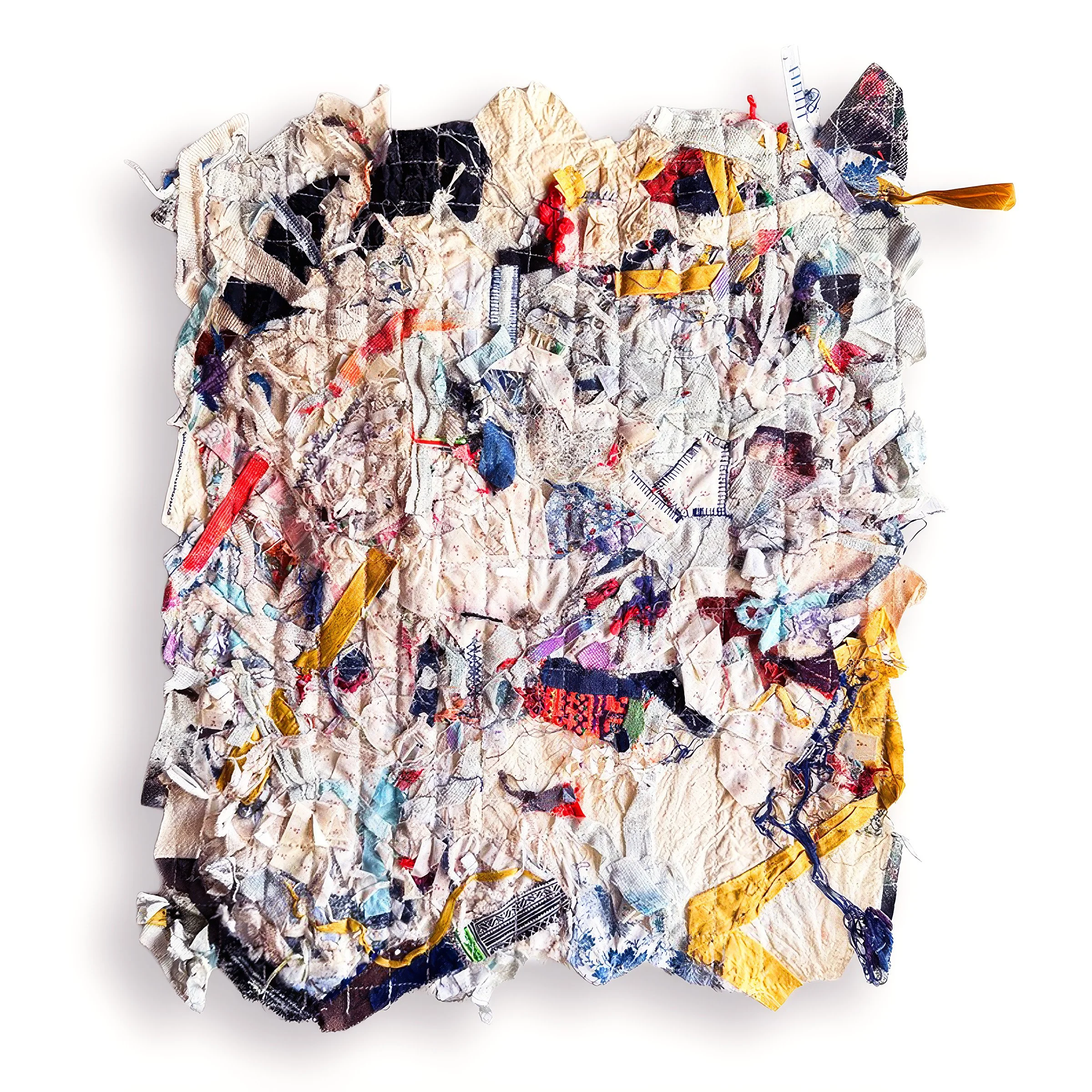 Scrap Study No. 2
 
 
Quilt scraps, interfacing | 18" x 22"