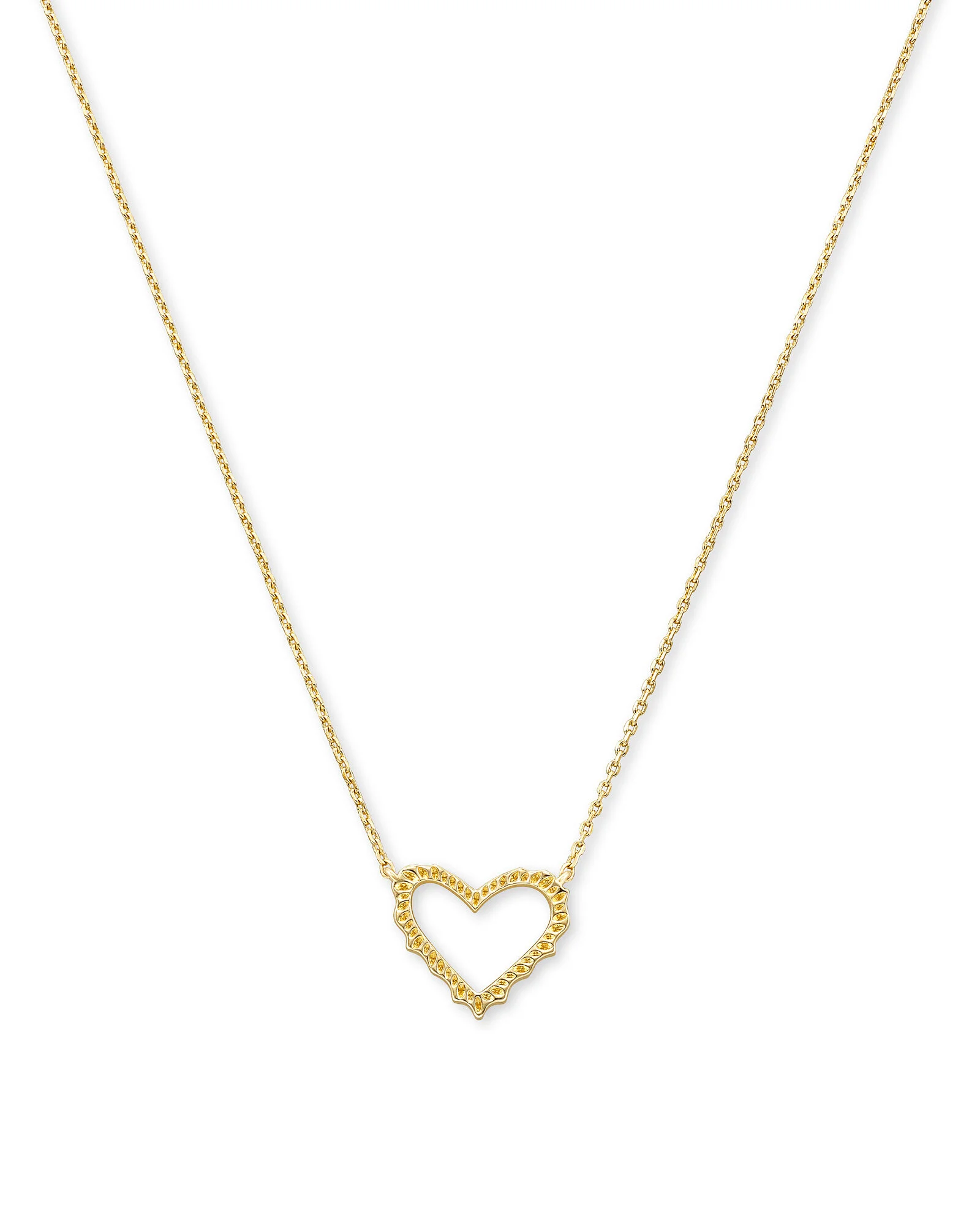 Sophee Heart Small Pendant Necklace In Gold   $48.00