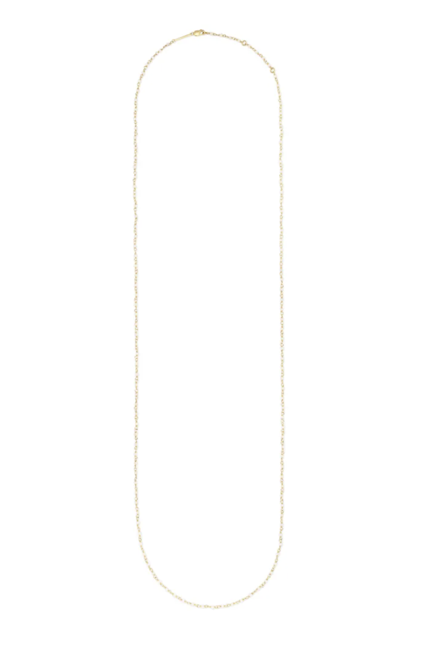 Davis 18k Gold Vermeil Beaded Long Necklace In Moonstone   $118.00