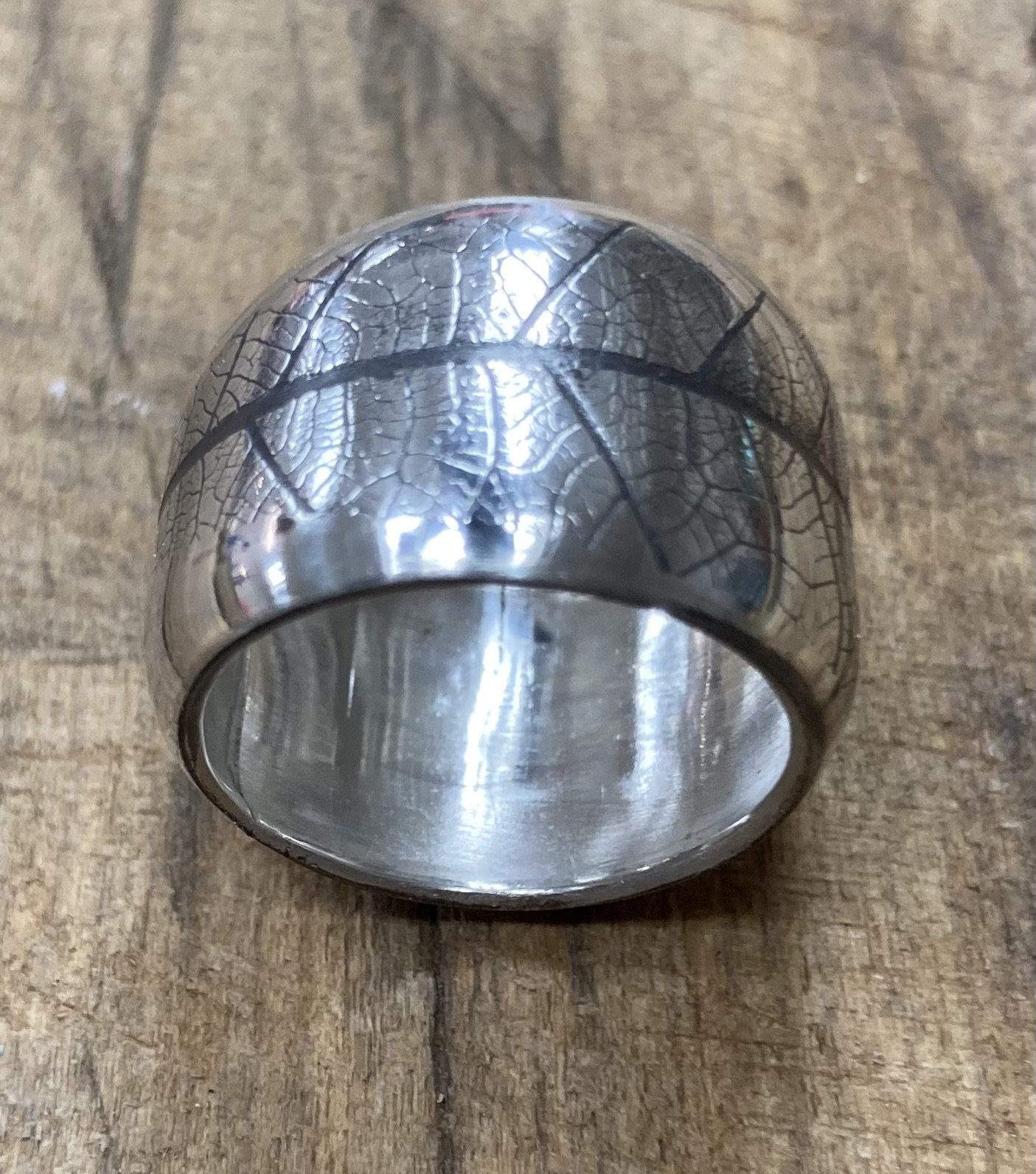 Domed Sterling Texture Ring May 18, 2024 $90