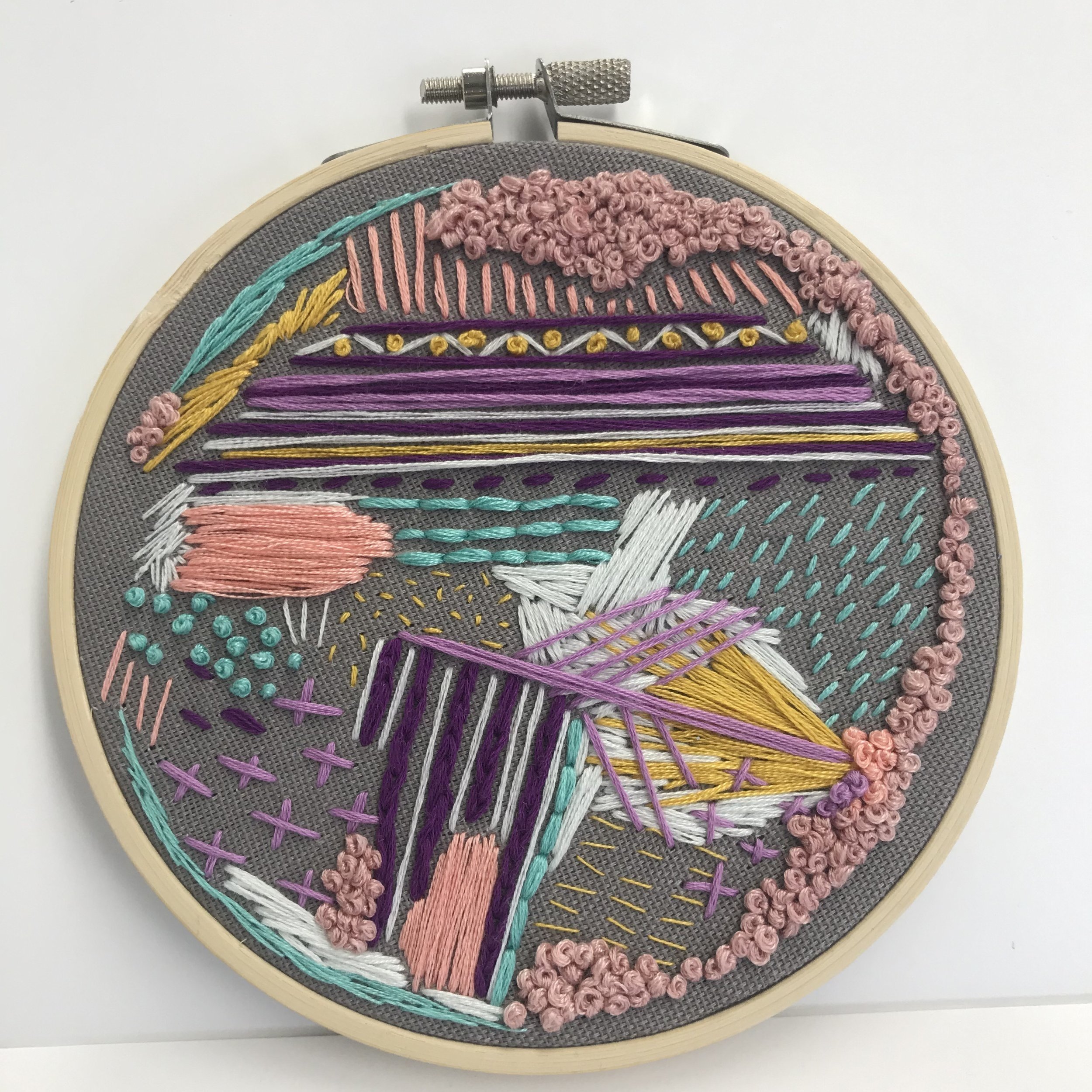 Abstract Embroidery July 8-22, 2024 $60