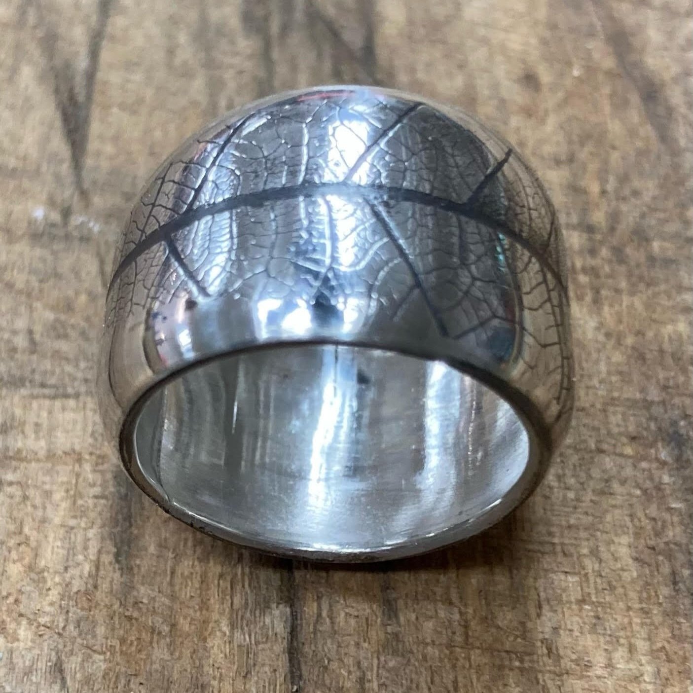 Domed Sterling Texture Ring June 14, 2024 $90