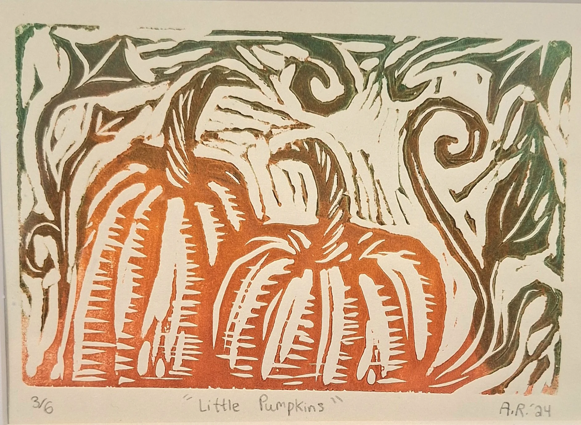 Fall Prints Relief Printmaking