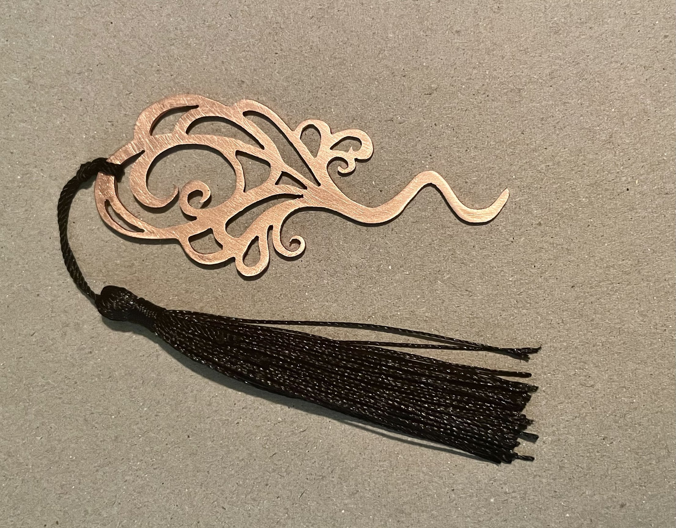 Metal Pierced Bookmark