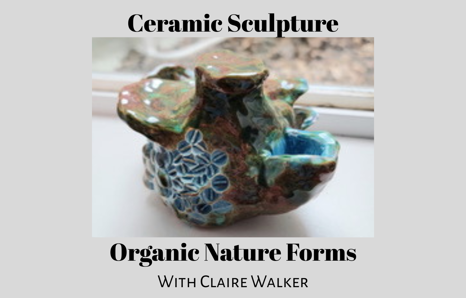 Kids Ceramic Sculpture: Nature Forms