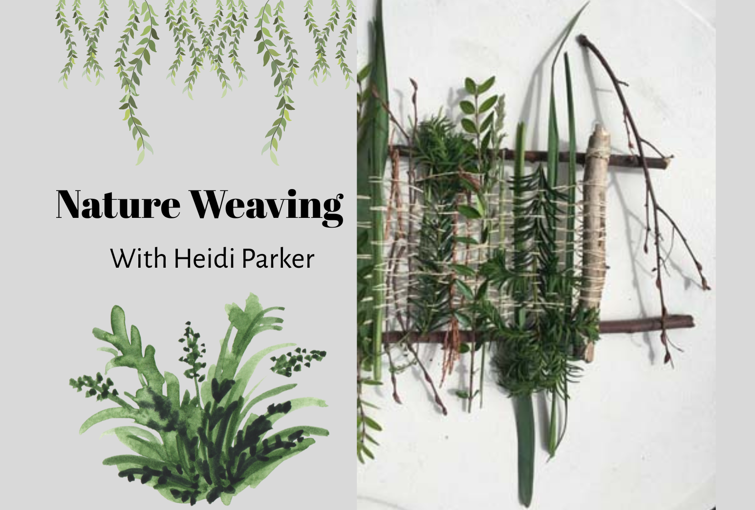 Kid's Nature Weaving